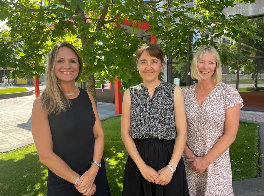 Fra venstre: Marie Kroon, Grete Salater og Sigrid Ramdal